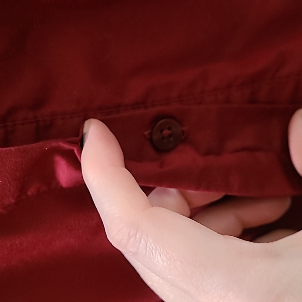 Ruffled Button Down Blouse - Picture 2 of 4